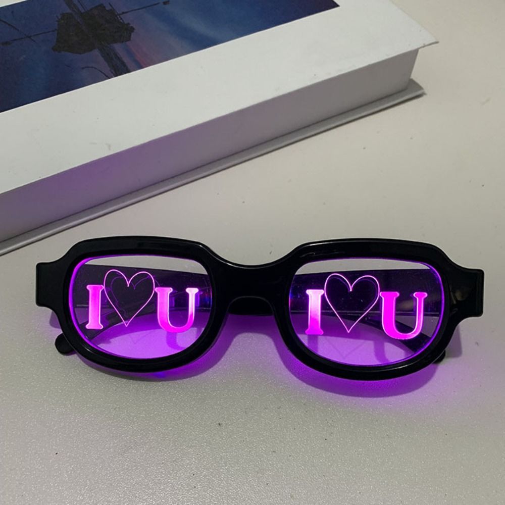Glow In The Dark Party Glasses - Special Effect LED Glasses Glowing Neon