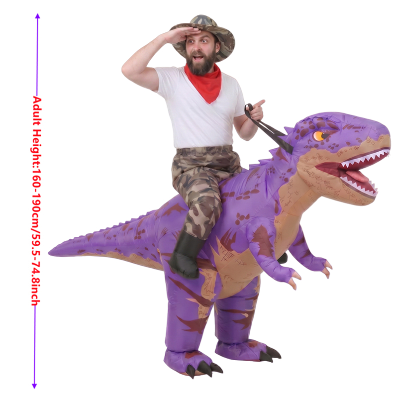 Funny Camo purple T-Rex Inflat - огляд і ціна Costumes