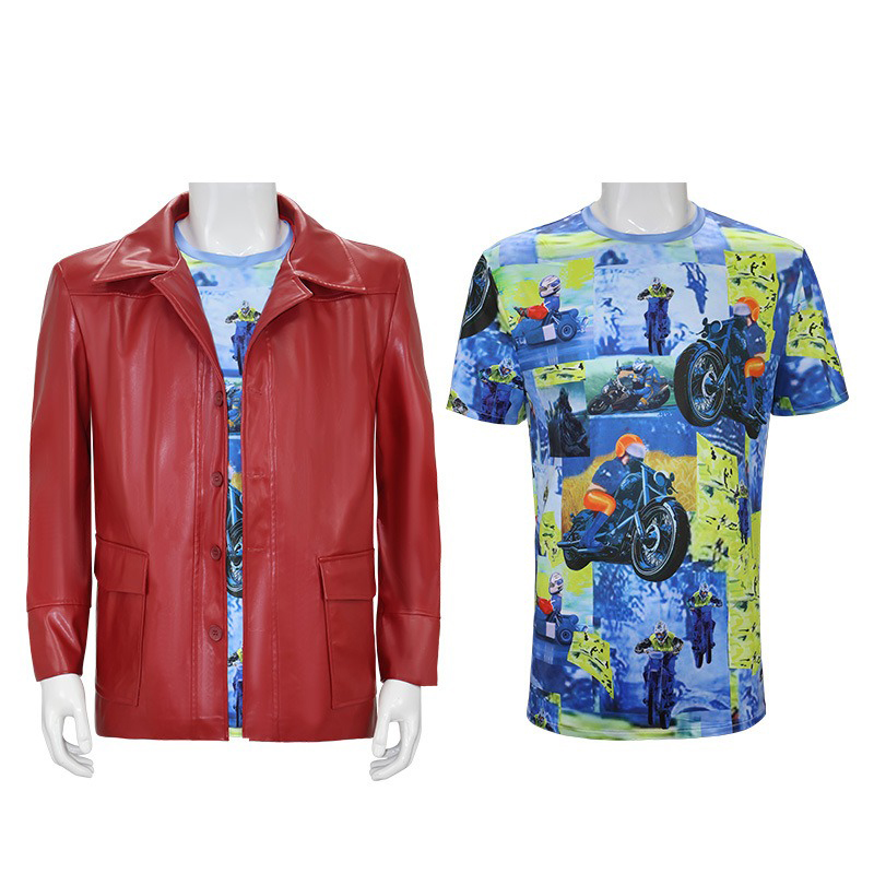 Men Red Leather Jacket Fight C - огляд і ціна Glow In The Dark Party Glasses