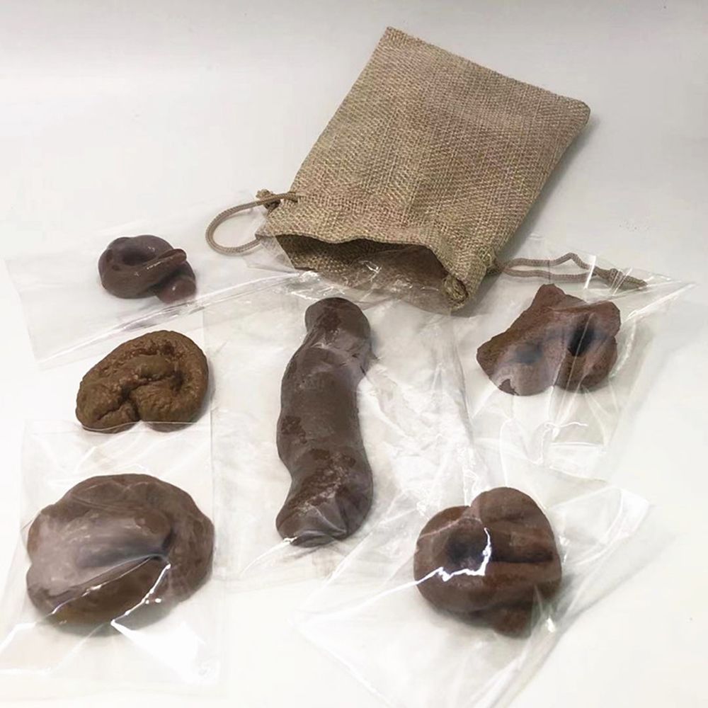6Pcs Turd Mischief Tricky  Foo - огляд і ціна Fake Poop Gag Gift