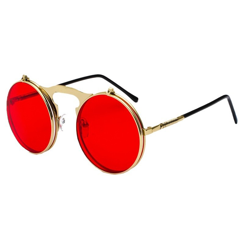 Retro Steampunk Red Round Sung - огляд і ціна Glow In The Dark Party Glasses