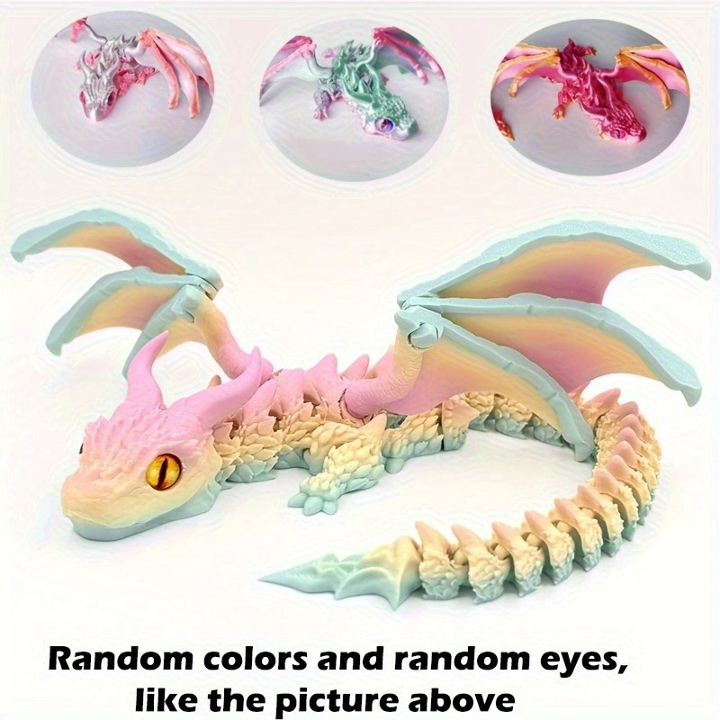 3D Printed Wyvern Dragon with  - огляд і ціна Novelty Gifts