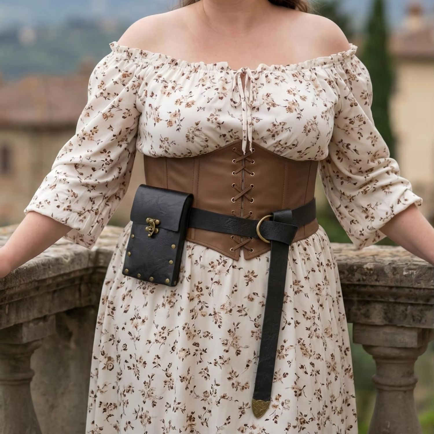 PU Leather Medieval Waist Belt - огляд і ціна Costumes