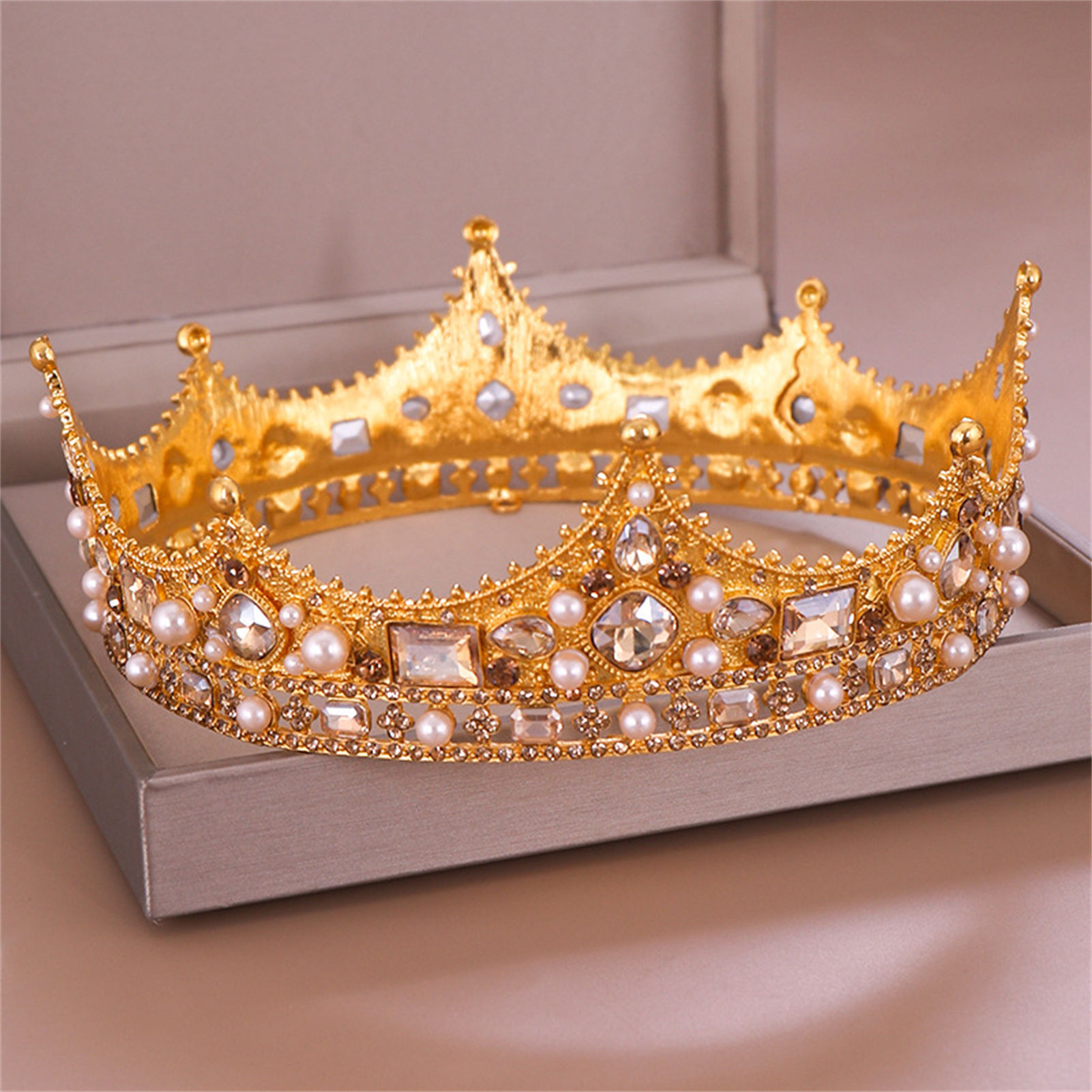 Bridal Crown Rhinestone Tiara  - огляд і ціна Party Supplies